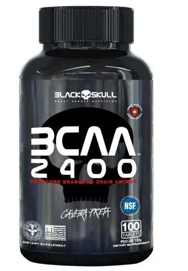 BCAA Black Skull 2400 - 30 Cápsulas