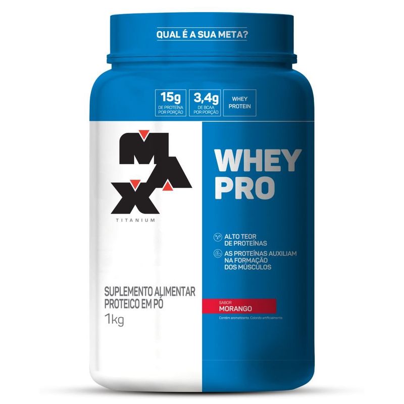 Whey Pro 1Kg - Max Titanium