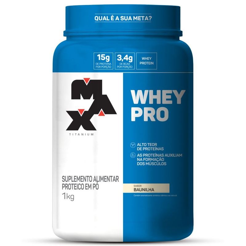 Whey Pro 1Kg - Max Titanium